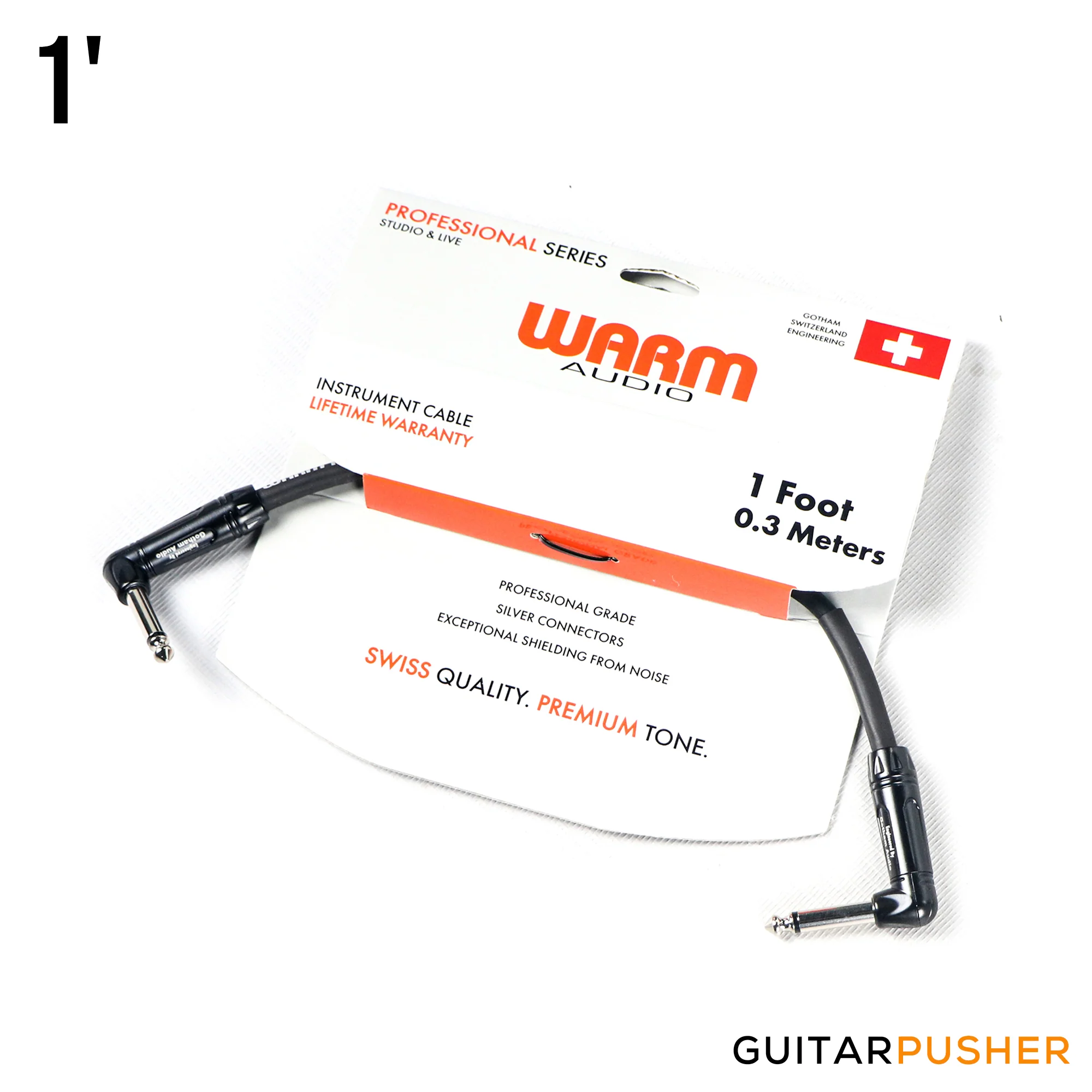 Warm Audio Pro Series Studio & Live TS Jack Cable - R/A to R/A - Image 2