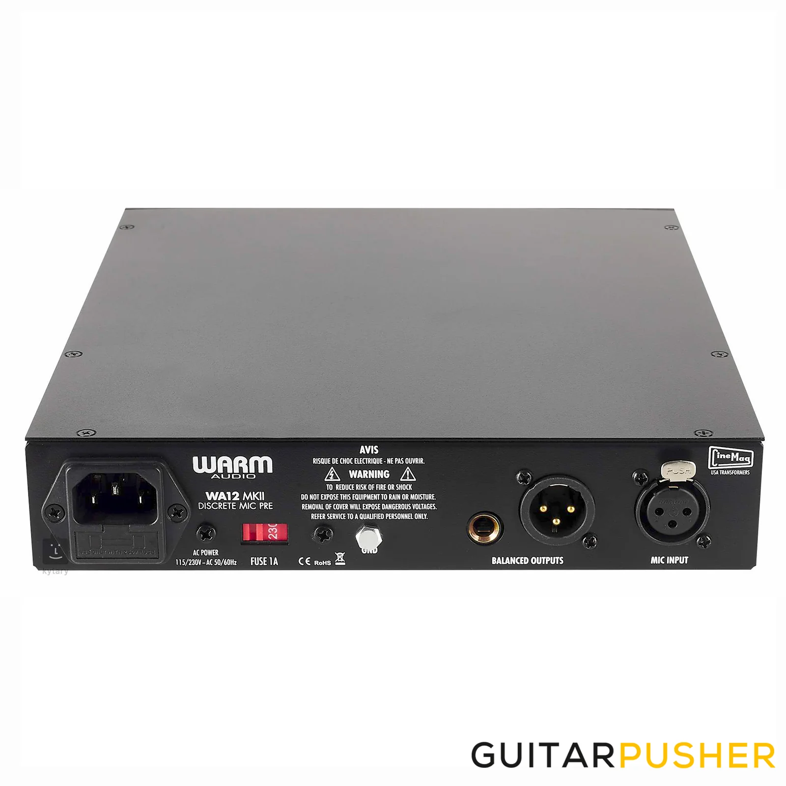 Warm Audio WA12 MKII Discrete Mic Pre (Black) - Image 3