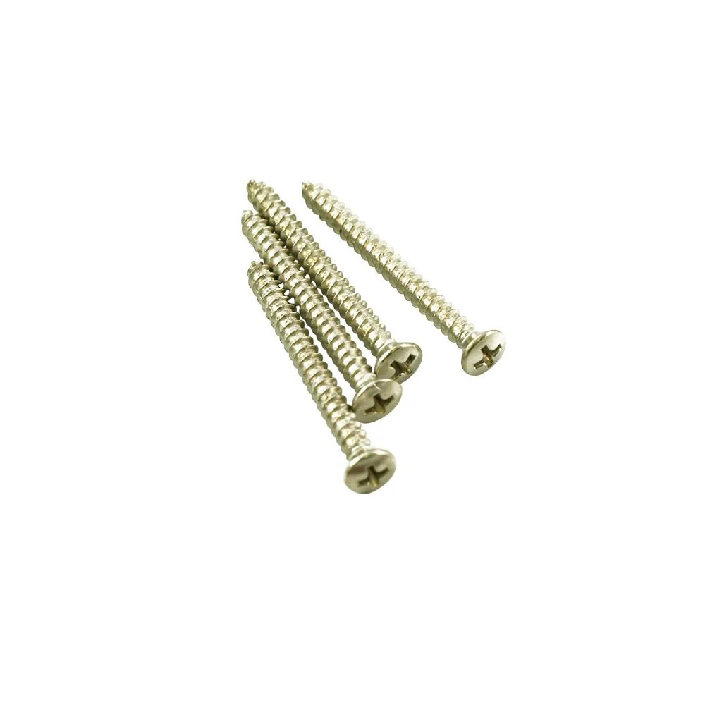 WD Strat Neck Heel Bolt Screw #8 x 1 3/4in [Set of 4]