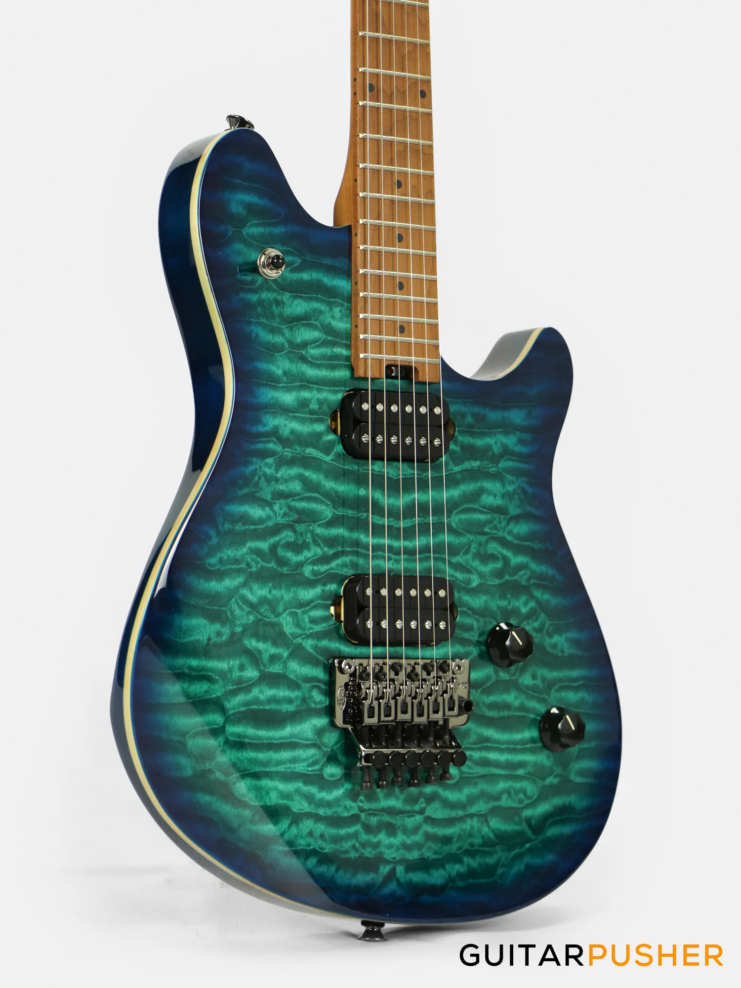 Wolfgang EVH WG QM (Quilted Maple) Standard Electric Guitar - Chlorine Burst - Image 11