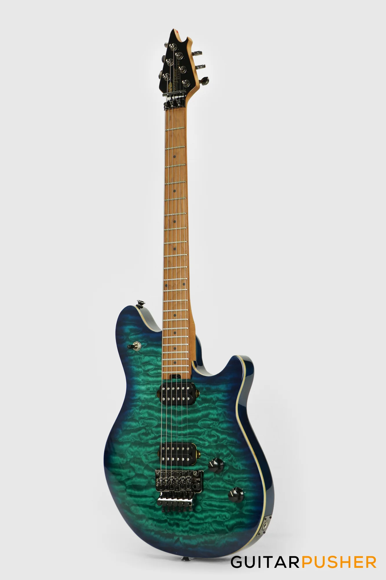 Wolfgang EVH WG QM (Quilted Maple) Standard Electric Guitar - Chlorine Burst - Image 5