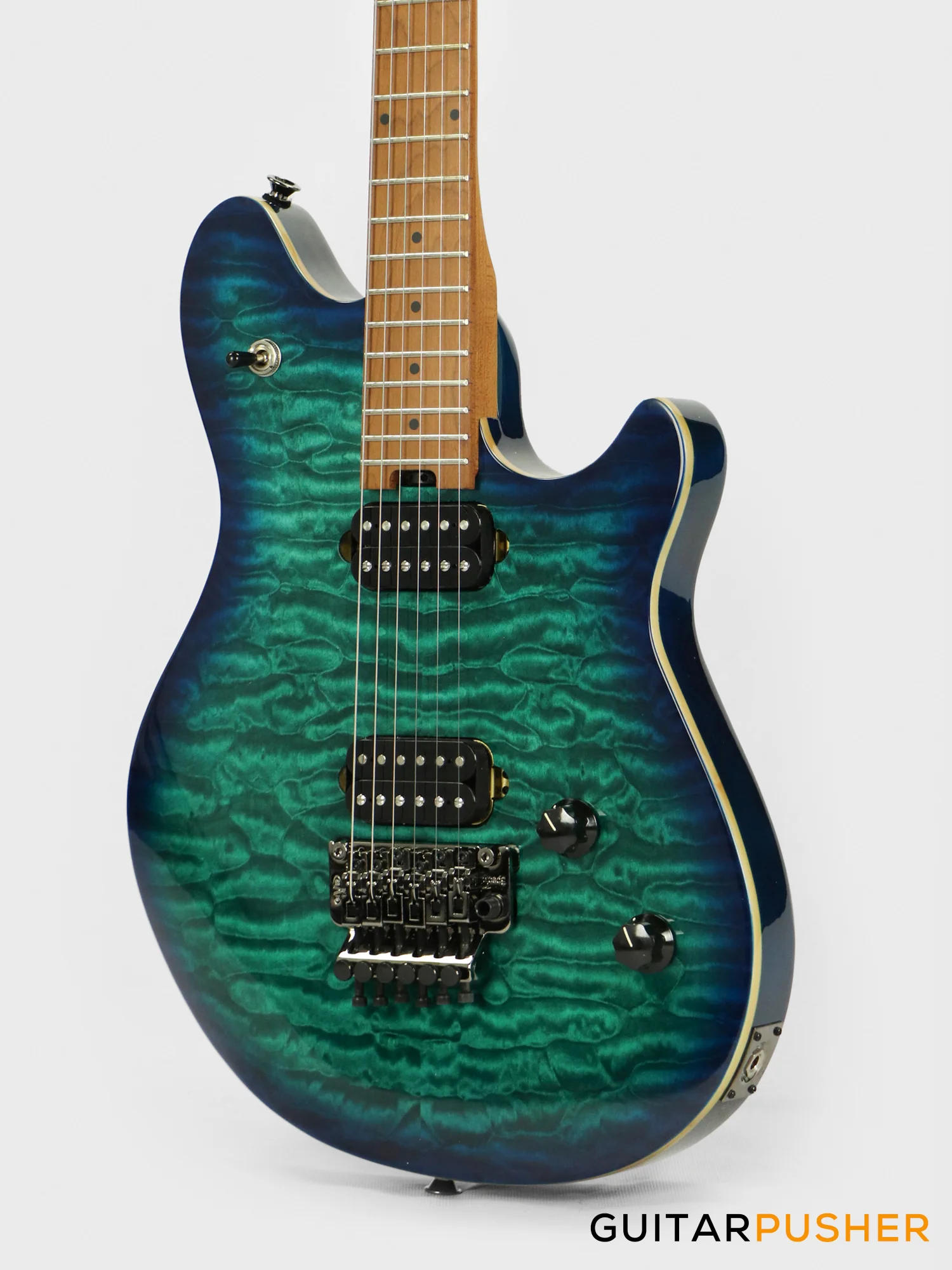 Wolfgang EVH WG QM (Quilted Maple) Standard Electric Guitar - Chlorine Burst - Image 6