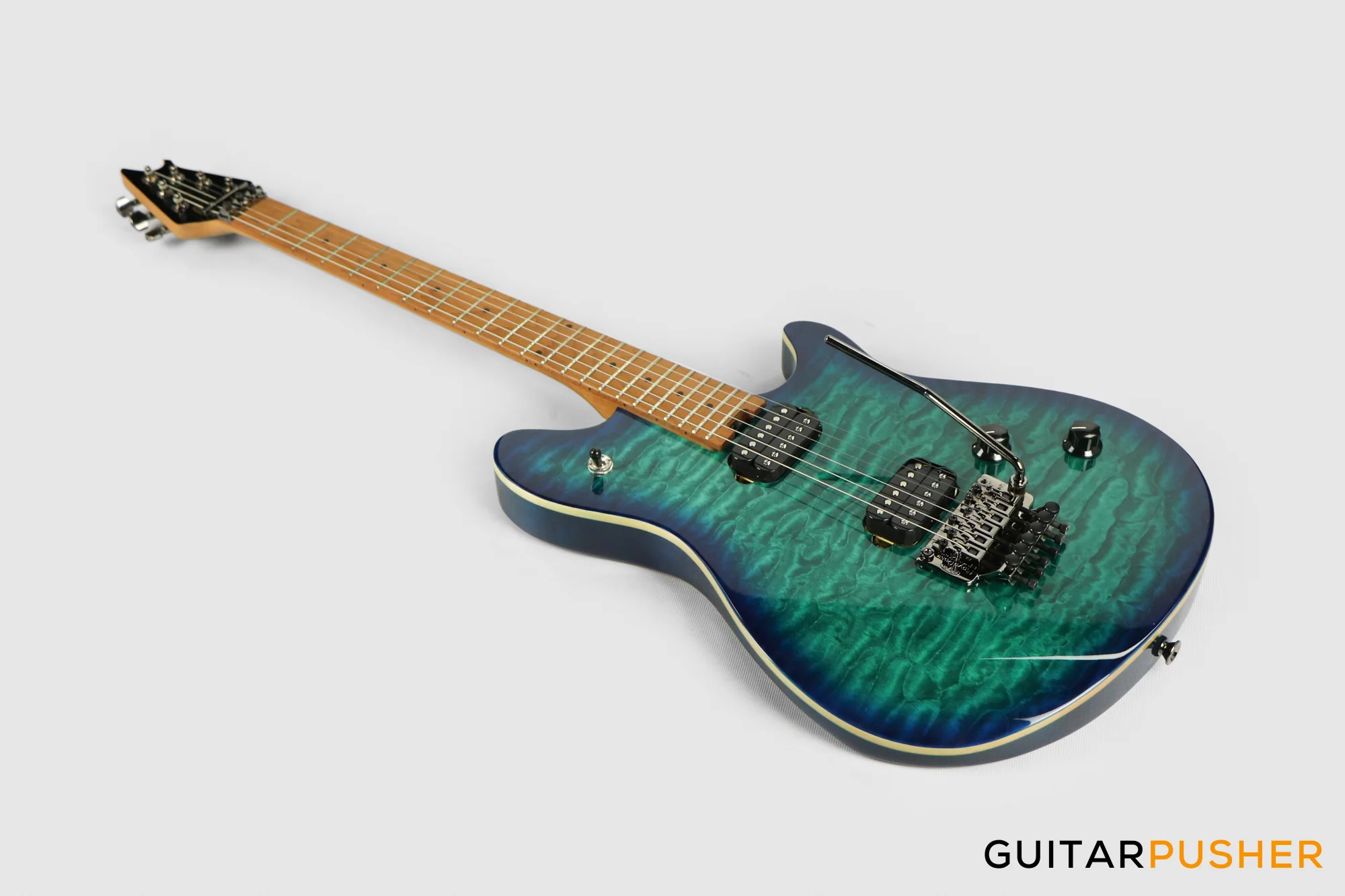Wolfgang EVH WG QM (Quilted Maple) Standard Electric Guitar - Chlorine Burst - Image 7