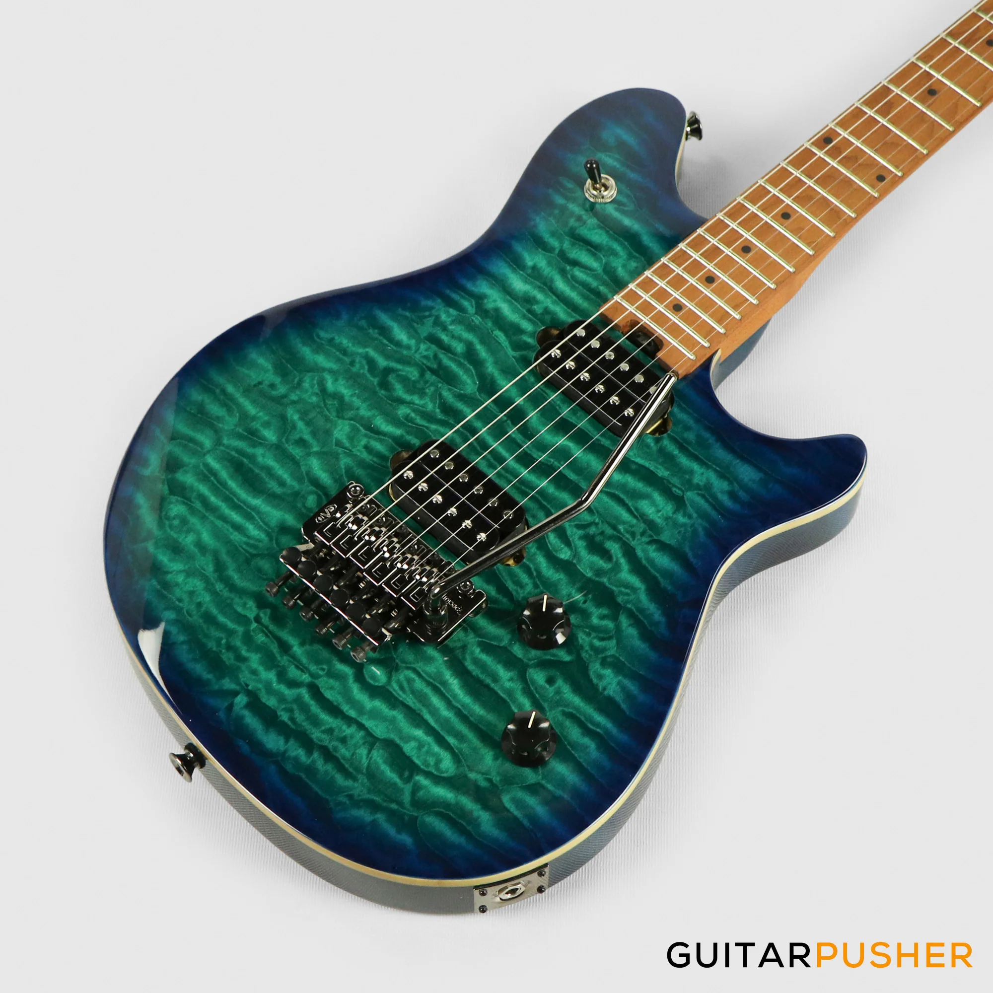 Wolfgang EVH WG QM (Quilted Maple) Standard Electric Guitar - Chlorine Burst - Image 8