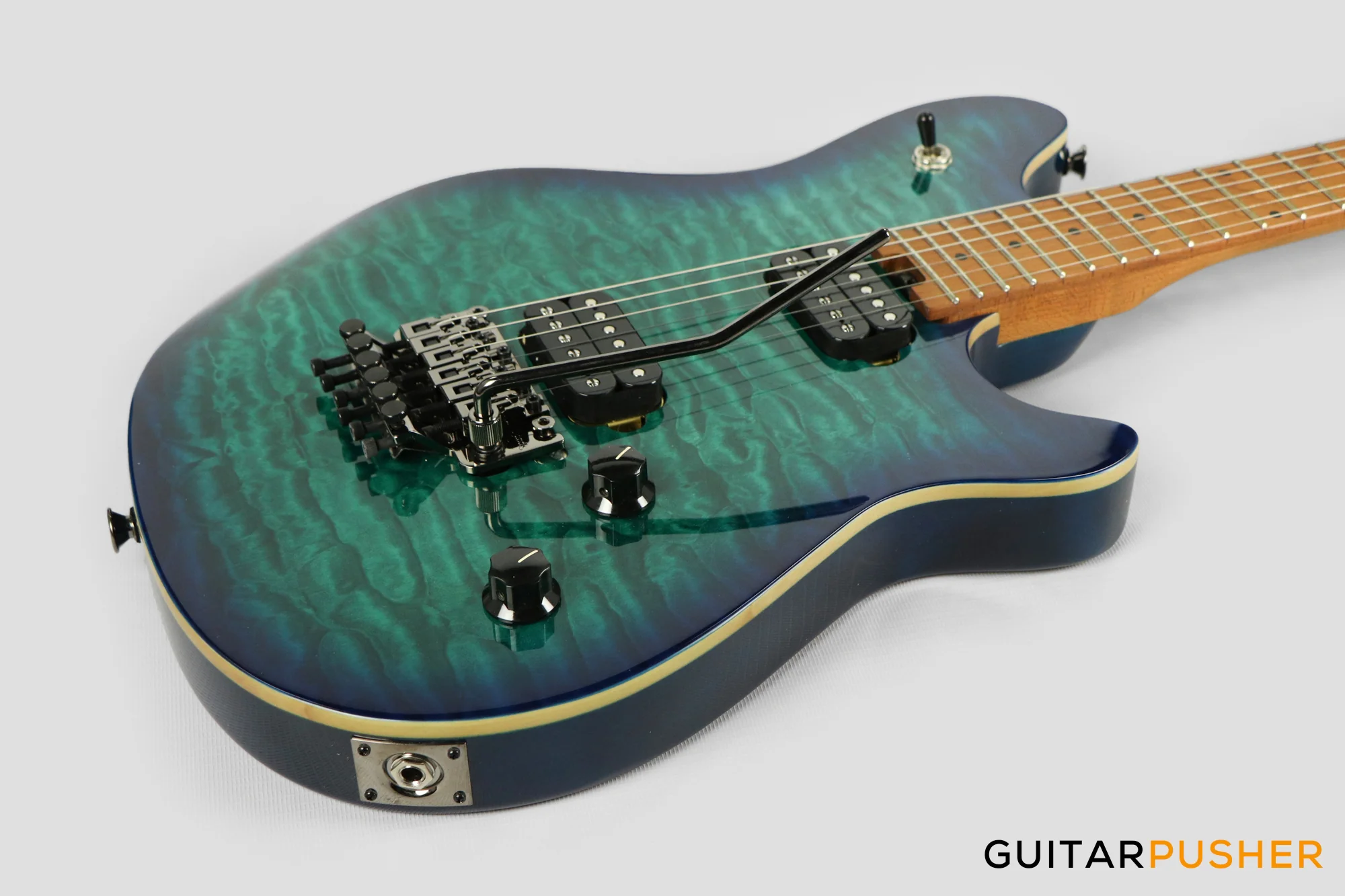 Wolfgang EVH WG QM (Quilted Maple) Standard Electric Guitar - Chlorine Burst - Image 9