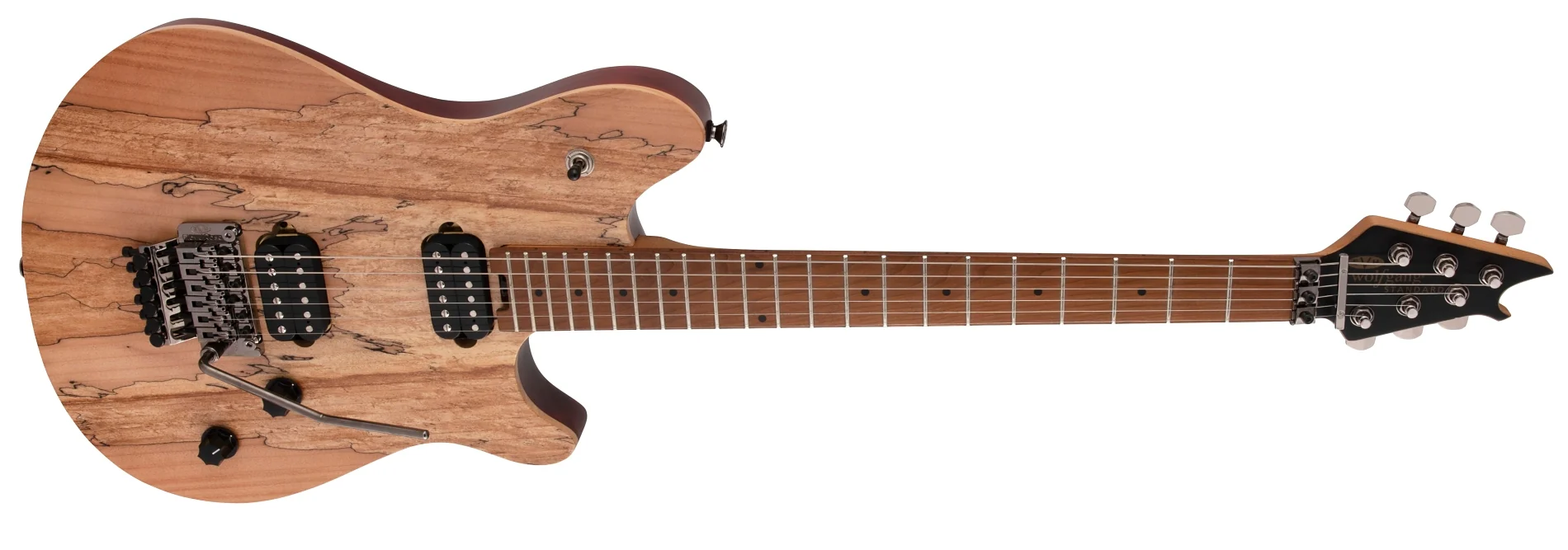 Wolfgang EVH WG Standard Exotic, Baked Maple Fretboard Electric Guitar - Spalted Maple - Image 8