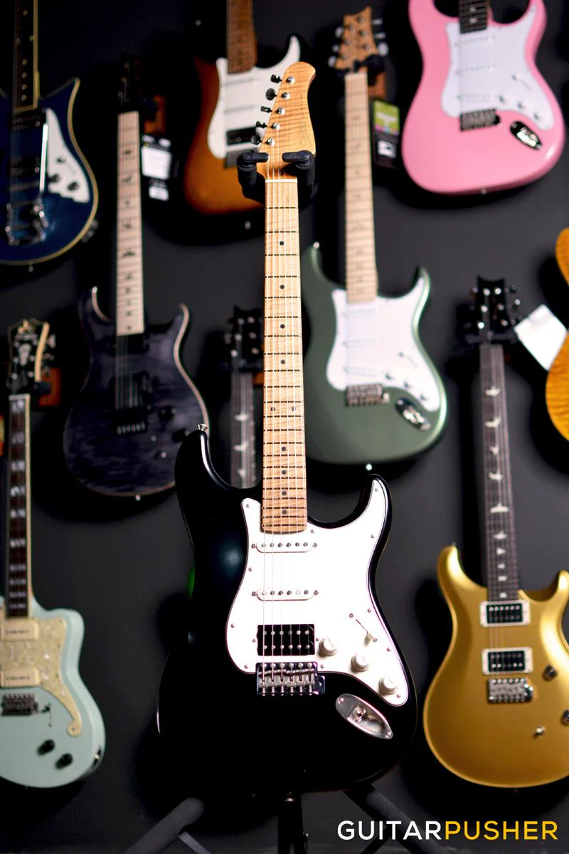Xotic California Classic XSCPro-2 Light Aged HSS Electric Guitar (Black) - Image 2