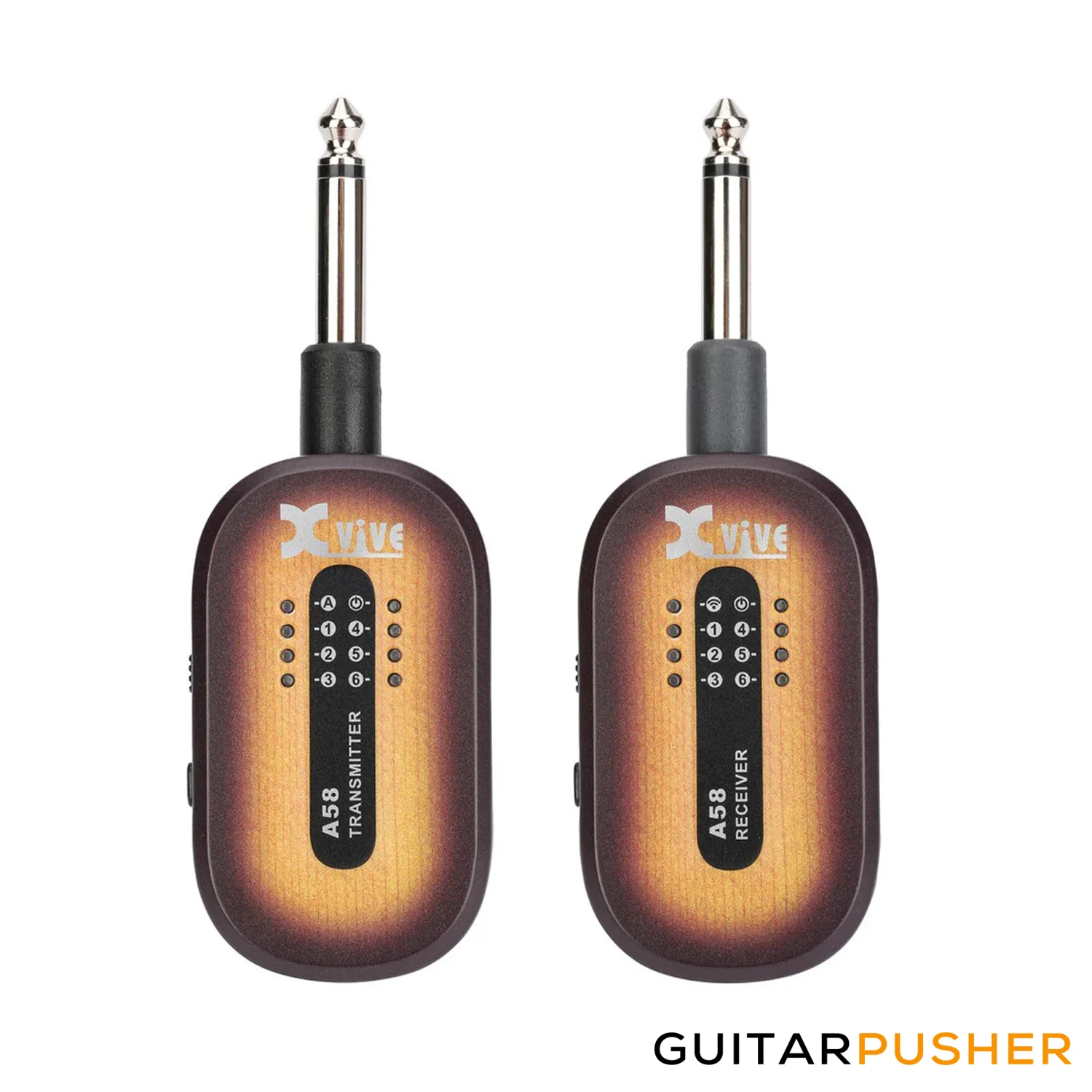 Xvive Audio A58 5.8GHz Wireless Guitar System - Vintage Sunburst