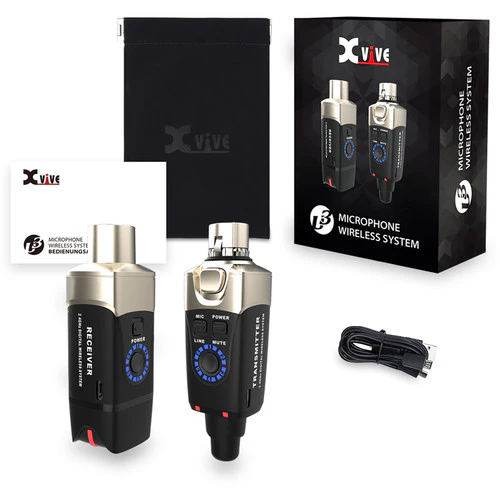 Xvive Audio U3 Dynamic Microphone Wireless System - Black - Image 5