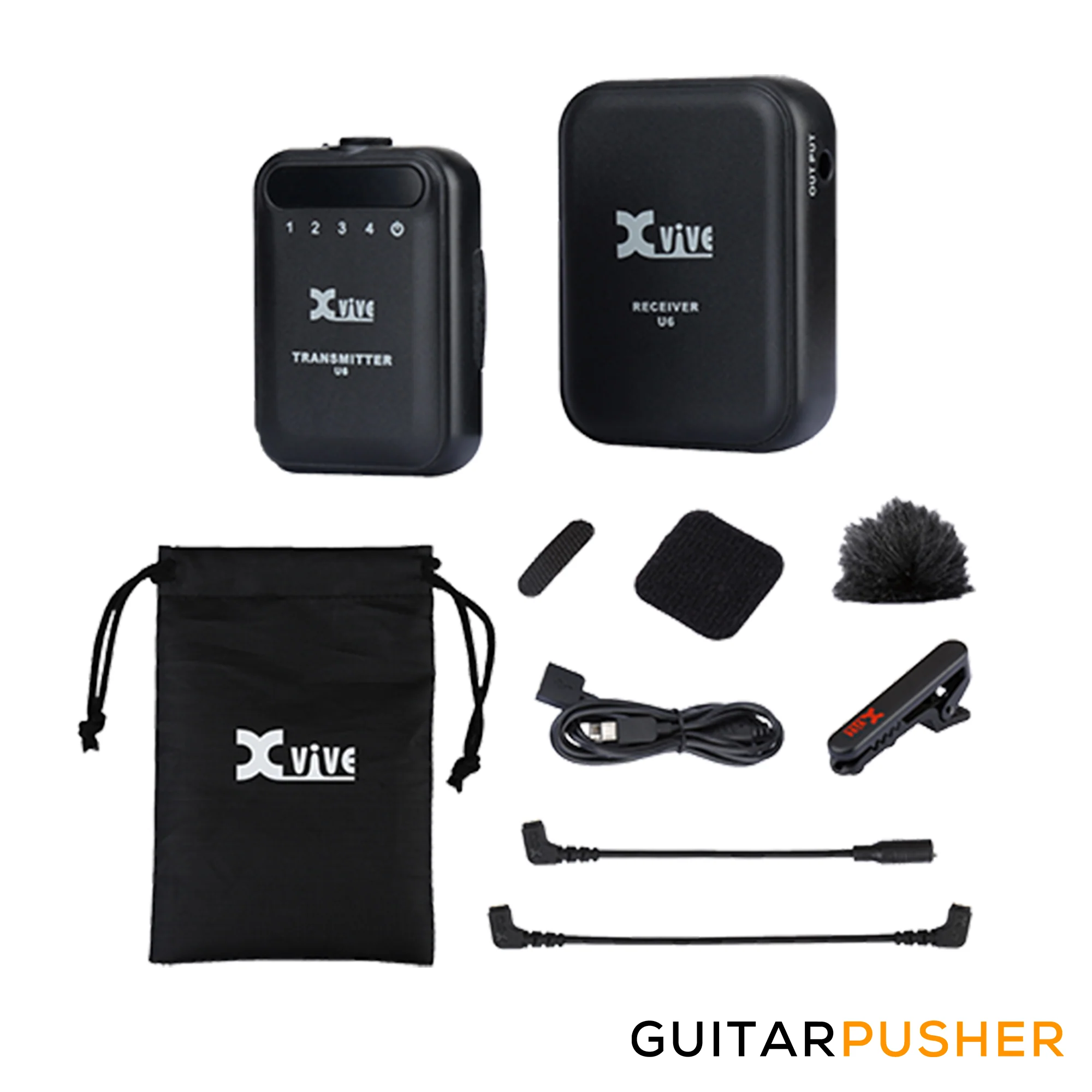 Xvive Audio U6 Digital Wireless Vlog System (Black) - Image 2
