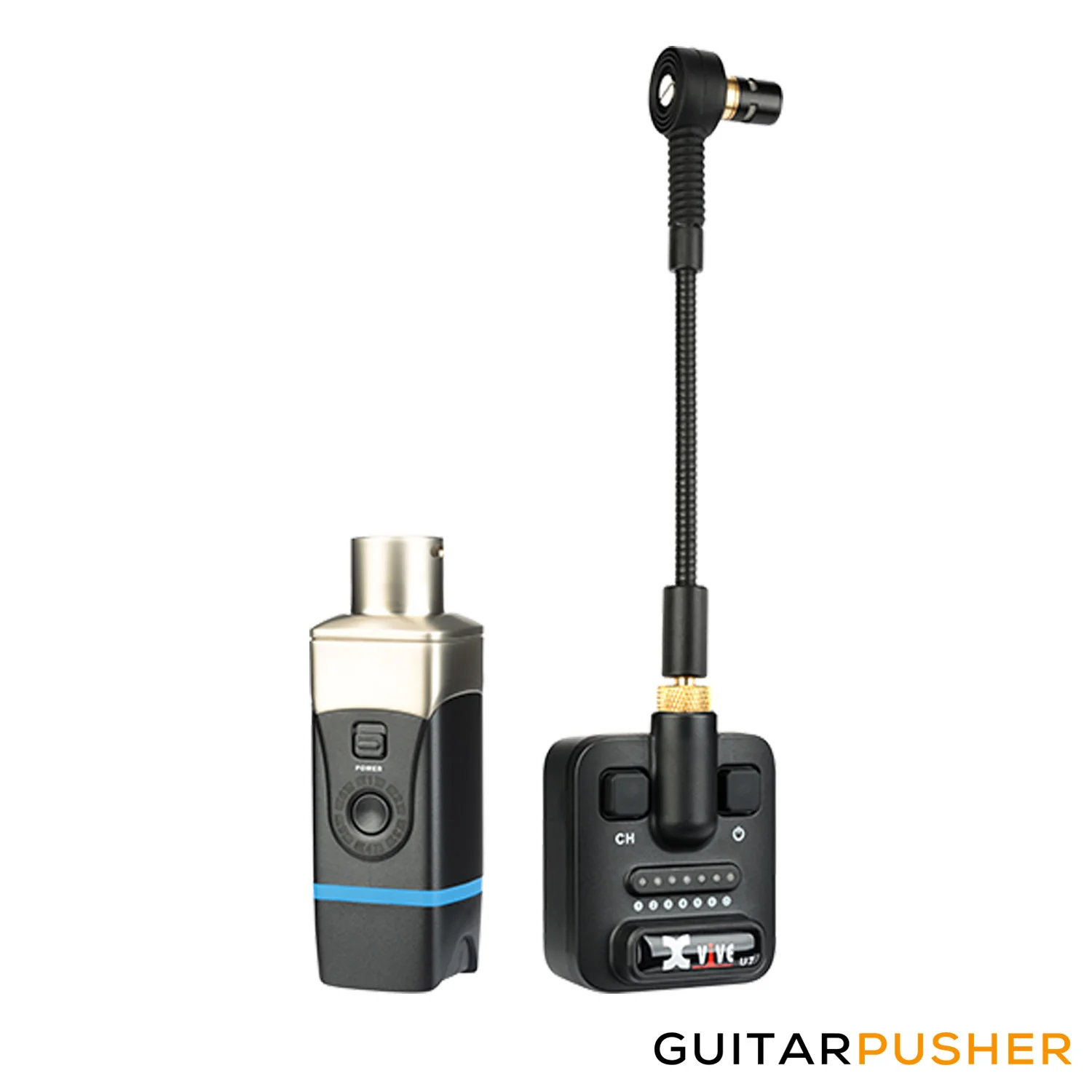 Xvive Audio U9 Digital Wireless Violin System (Black)