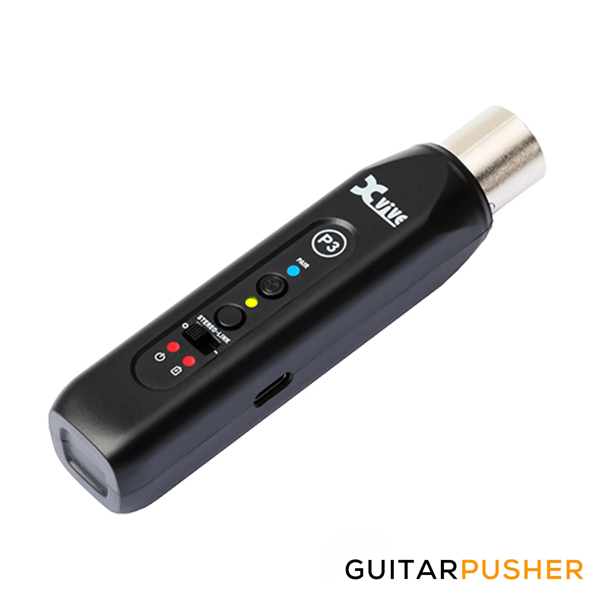Xvive Audio Wireless XLR Bluetooth Receiver for Bluetooth Adapter, Speakers, Bluetooth Audio Mixer, PA Systems, & DJ Systems (Black) - Image 2