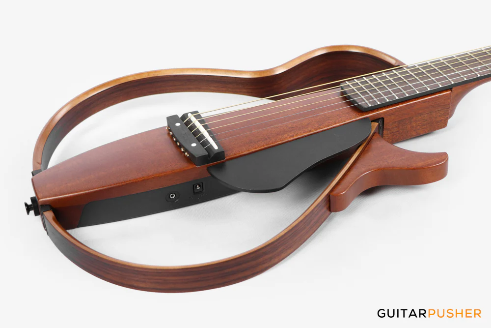 YAMAHA SLG200S Silent Acoustic-Electric Guitar - Natural - Image 10